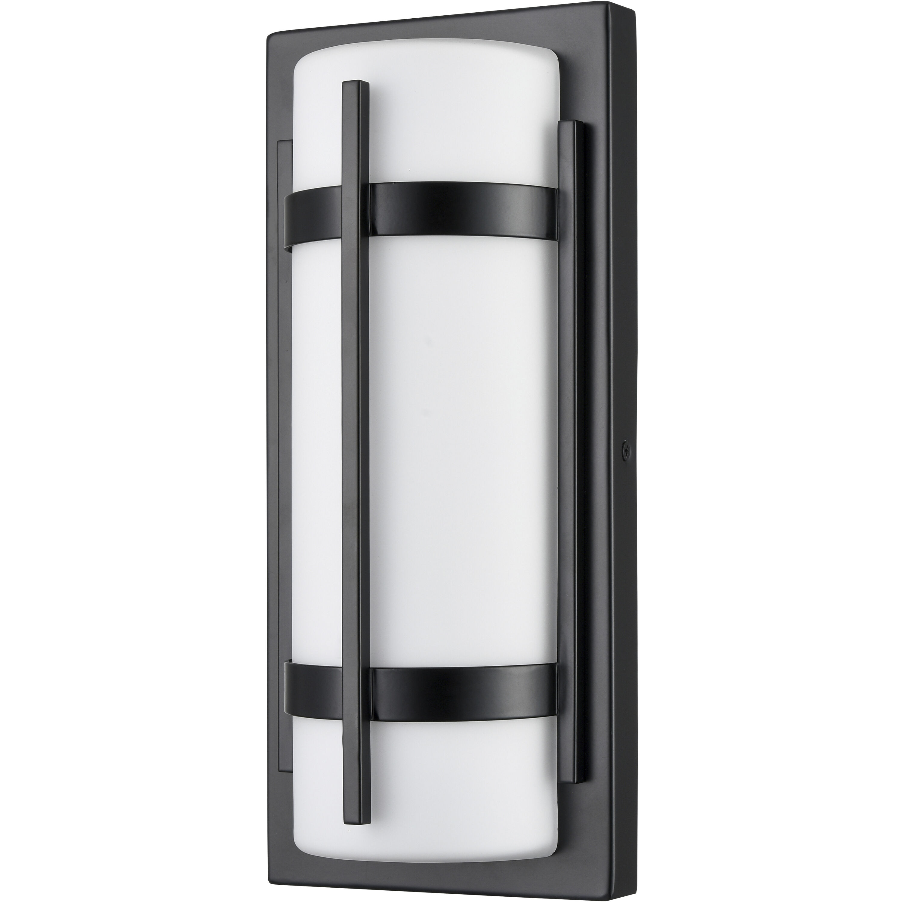 None LED 13.4 inch Powder Coated Black Outdoor Wall Sconce